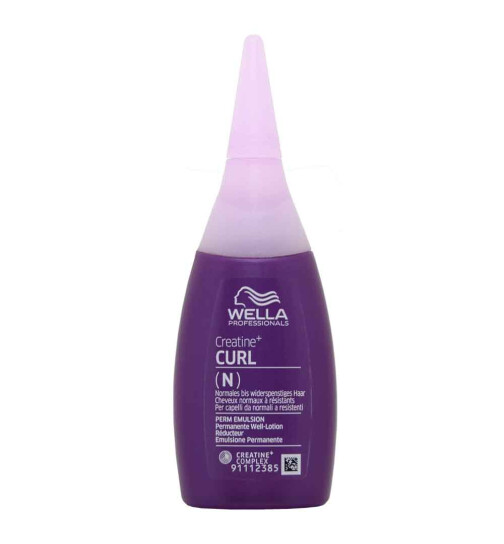 Wella Creatine Curl N Intense Feines Normales Haar Perm Emulsion, 75ml