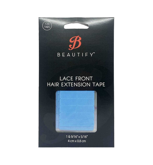 Beautify Lace Front Hair Extension Tape Ersatzklebestreifen 120 Tabs 4cm x 0.8cm