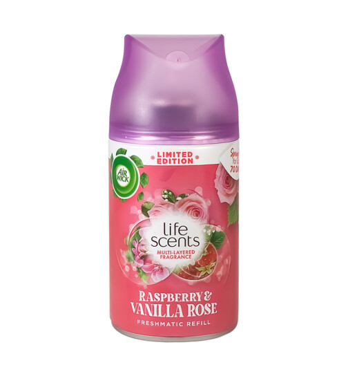 Air Wick Life Scents Lufterfrischer Freshmatic Raspberry &amp; Vanilla Rose 250ml