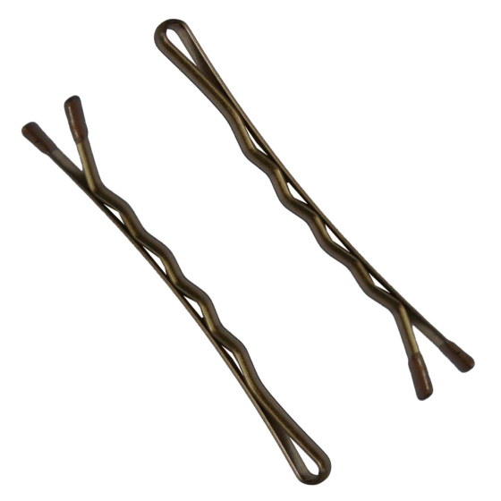 70mm, Braun Gewellt - 150 Stück. 300g